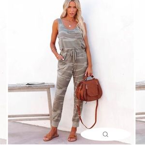 Brand new camo jumpsuit